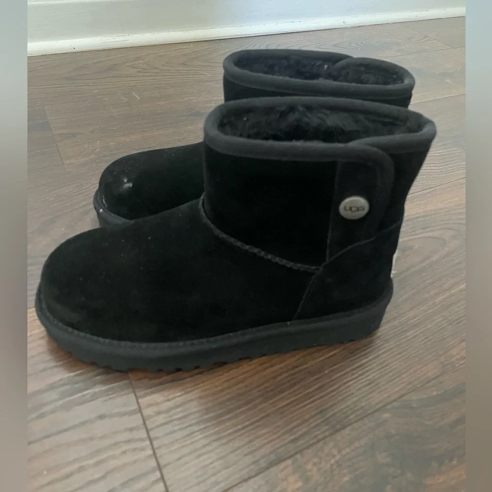 Ugg Kids Black Boots